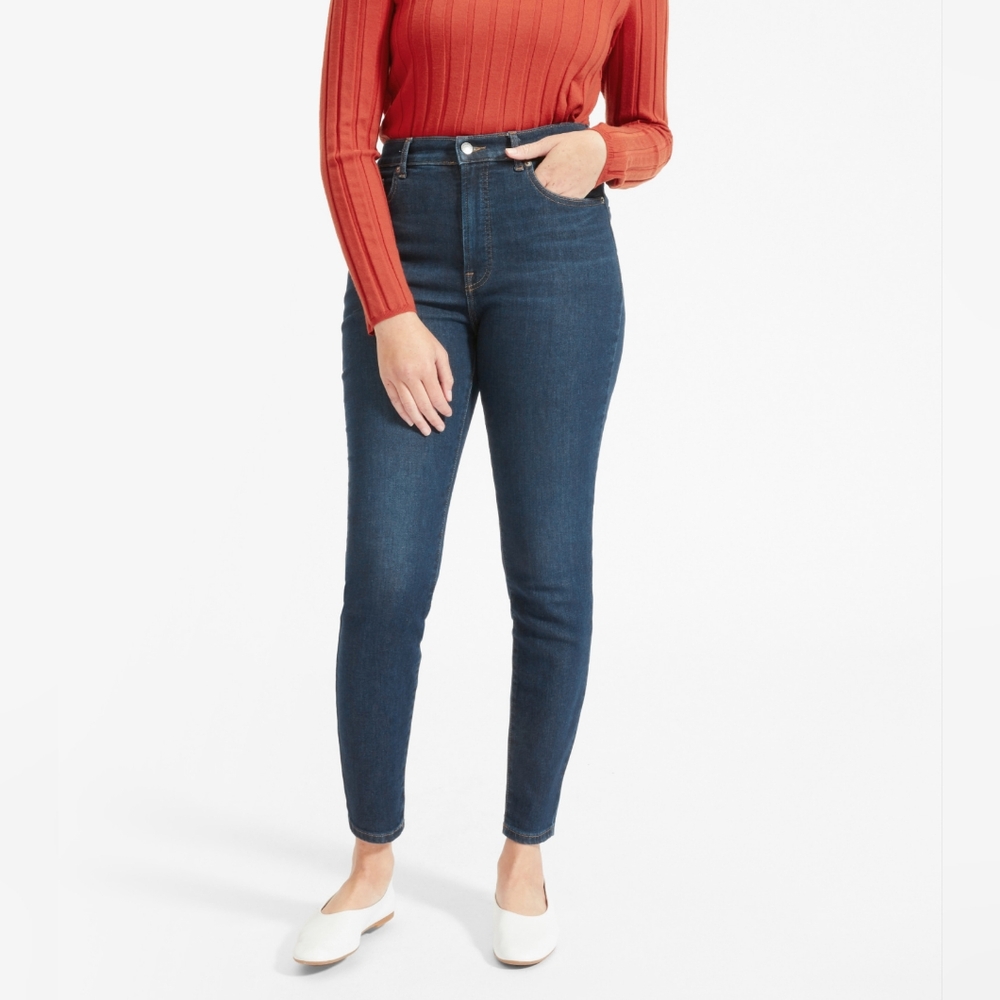Everlane The Authentic Stretch High-Rise Skinny In 28 Ankle